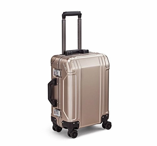 Zero Halliburton Geo Aluminum 3.0 Carry On 4-Wheel Spinner Luggage in Silver
