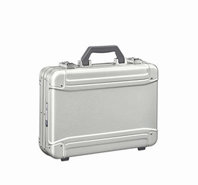 Zero Halliburton Geo Aluminum 3.0 Small Hardsided Attache Case in Silver