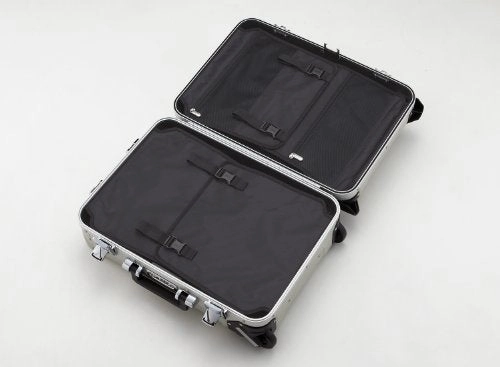 Zero Halliburton Geo Aluminum Carry On 2 Wheel Travel Case, Black, One Size