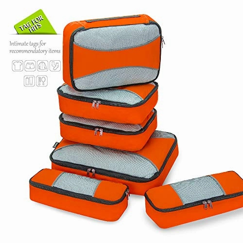 ZOMAKE 6 Set Packing Cubes for Travel - Lightweight Luggage Packing Organizer Travel Accessories