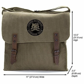 Zombie Outbreak Response Team Hello Kitty Medic Shoulder Bag Olive & Black