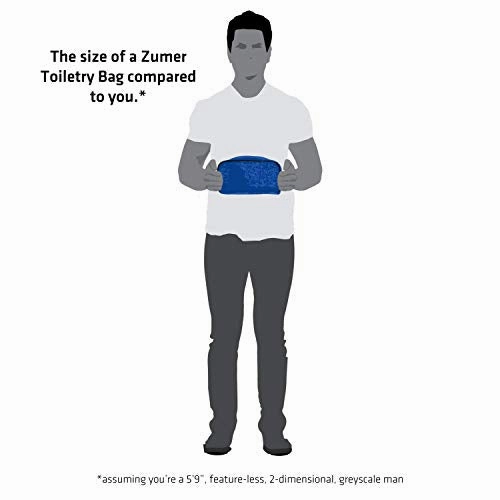 Zumer Sport Florida Gators Football Leather Travel Toiletry Kit Zippered Pouch Bag - Made from The Same Exact Materials as a Football - Brown